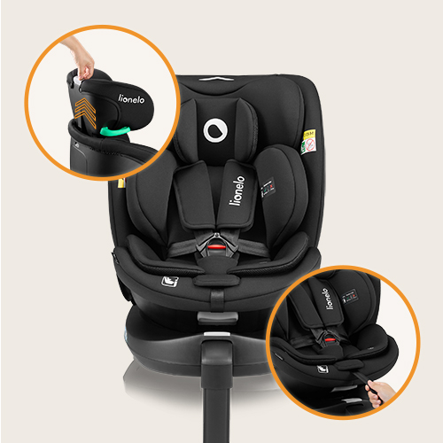 Lionelo Navy i-Size Black Onyx — Kindersitz
